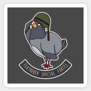 Cute pigeon in helmet Sticker